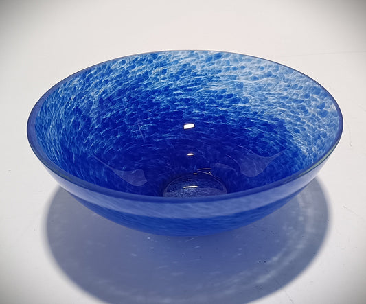 Cuenco azul decorativo