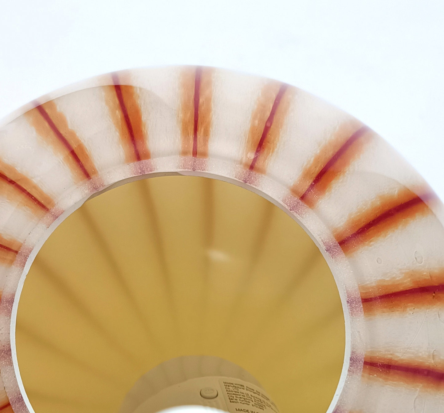 Lámpara de mesa inalámbrica estilo Murano