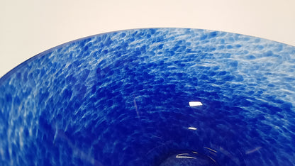 Cuenco azul decorativo