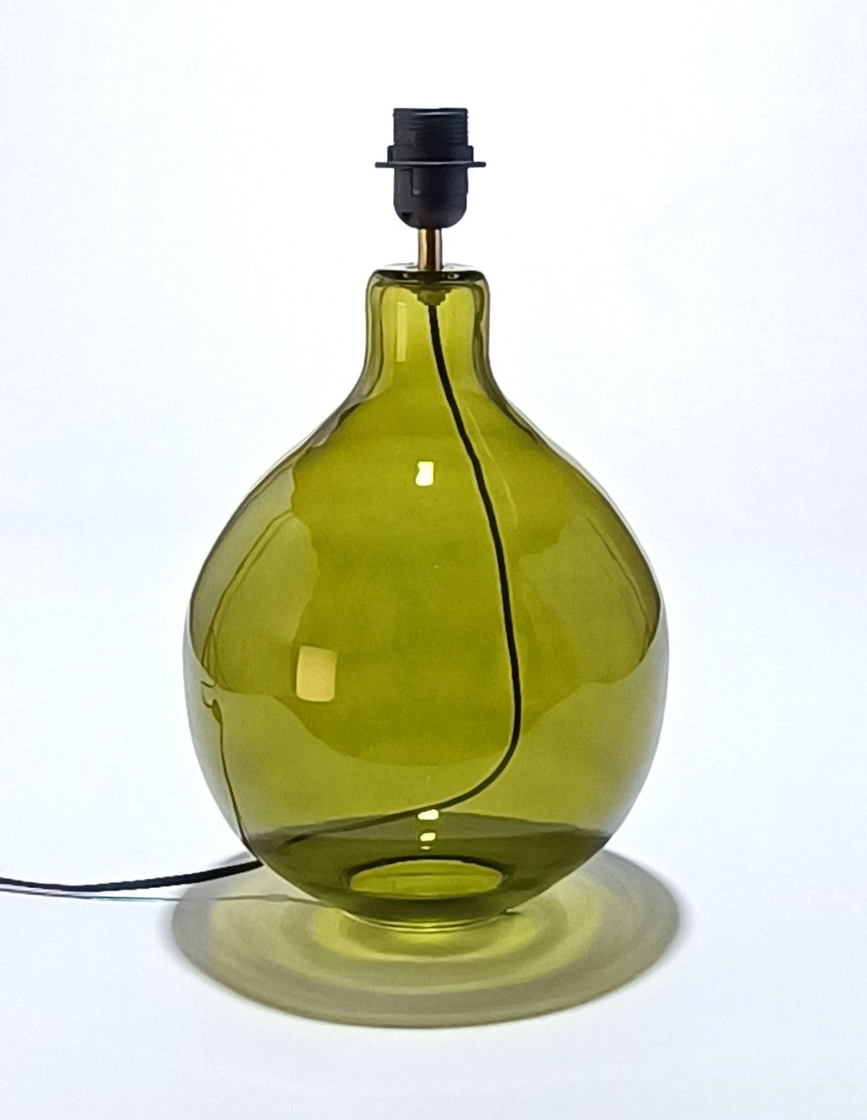 Base de Candeeiro Verde Oliva