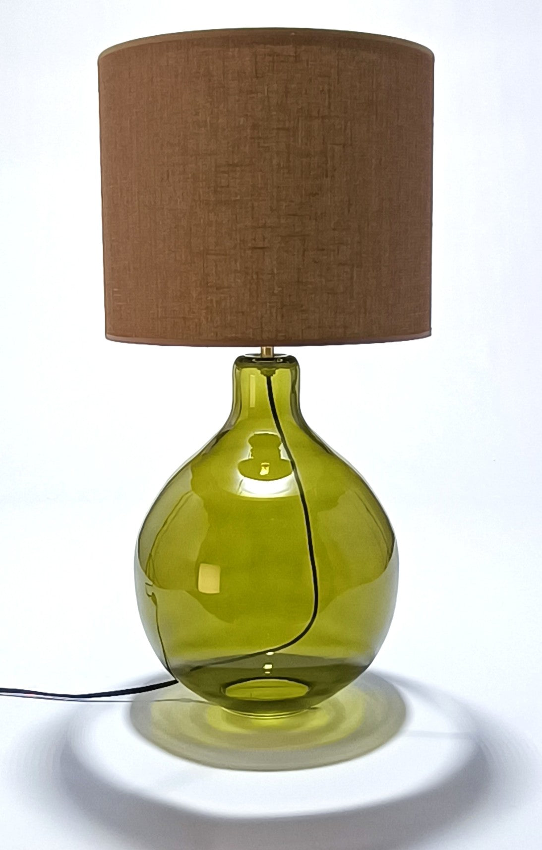 Base de Candeeiro Verde Oliva