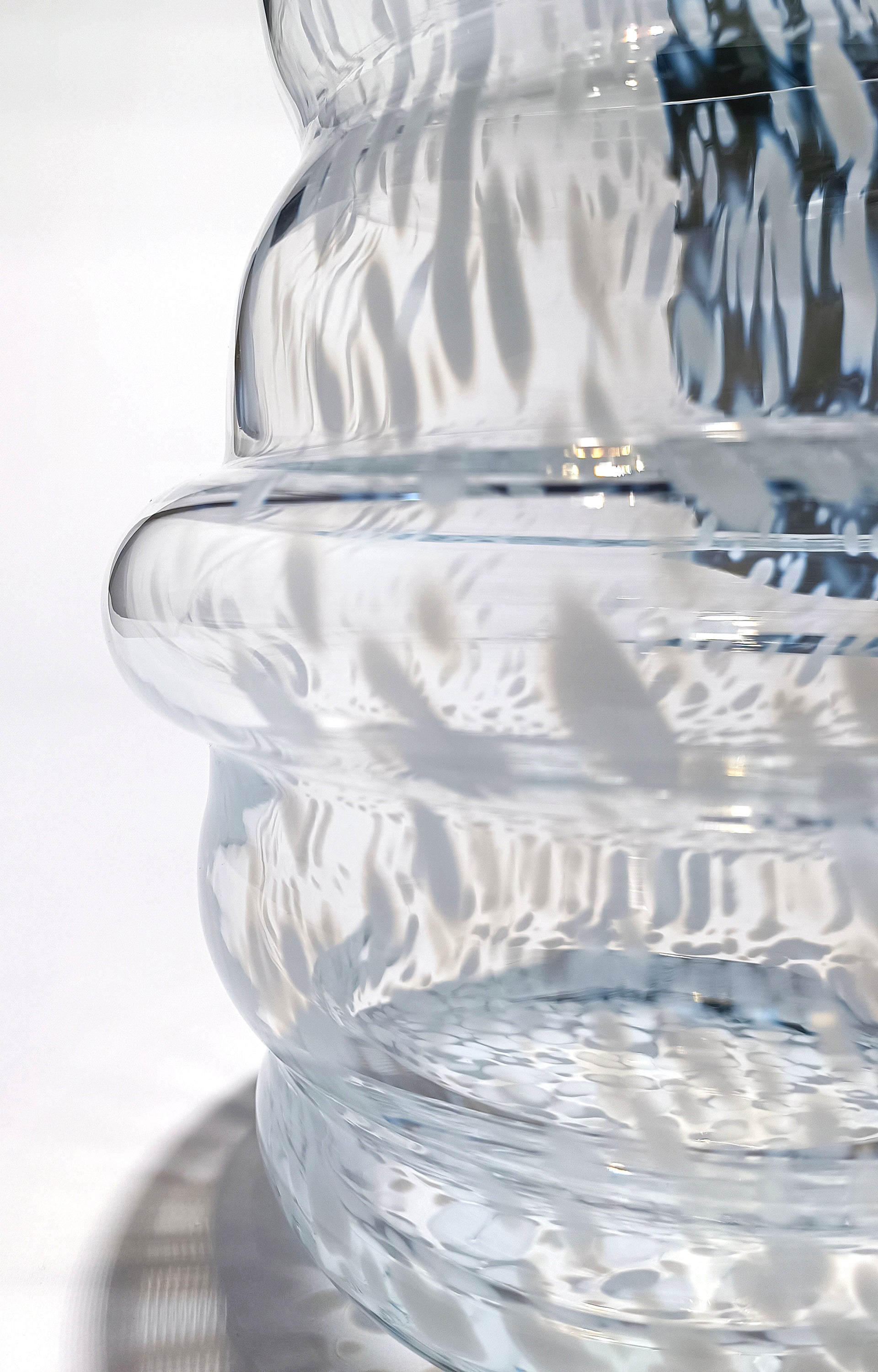 Vase granulé Waves avec moins de grains