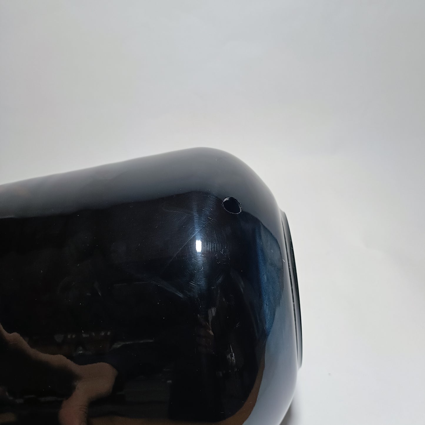 Base de candeeiro de mesa com grãos dourados