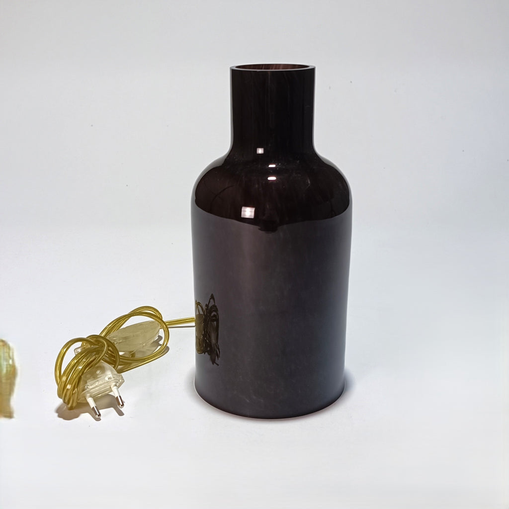 Black Lamp Bottle — Candeeiro de Mesa em Vidro Soprado
