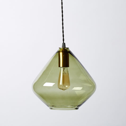 Lámpara de techo DROPPA | Verde oliva | Lisa