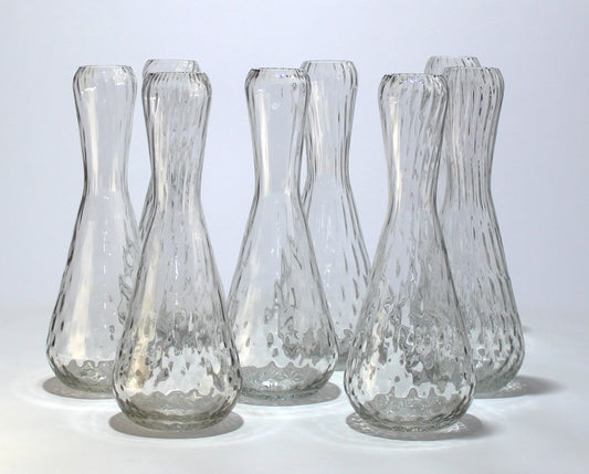 Jarra alta de vidrio transparente