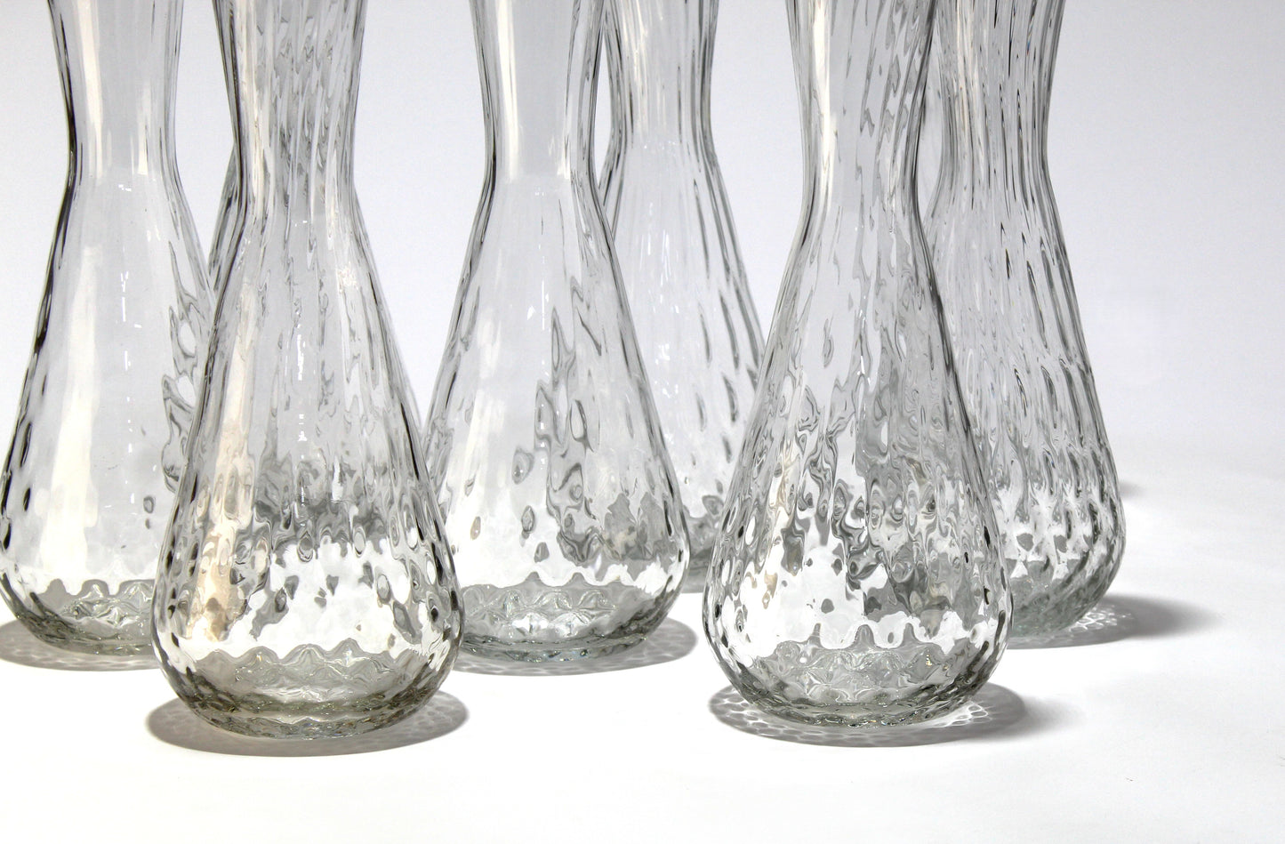 Jarra alta de vidrio transparente