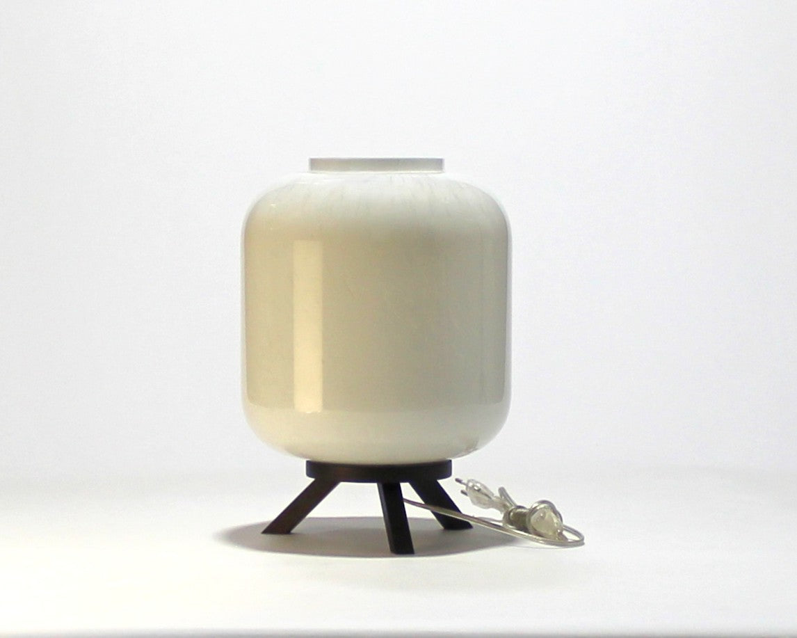 Lampe de table | Opale blanche