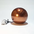 Candeeiro de Mesa Cobre Esfera 25cm
