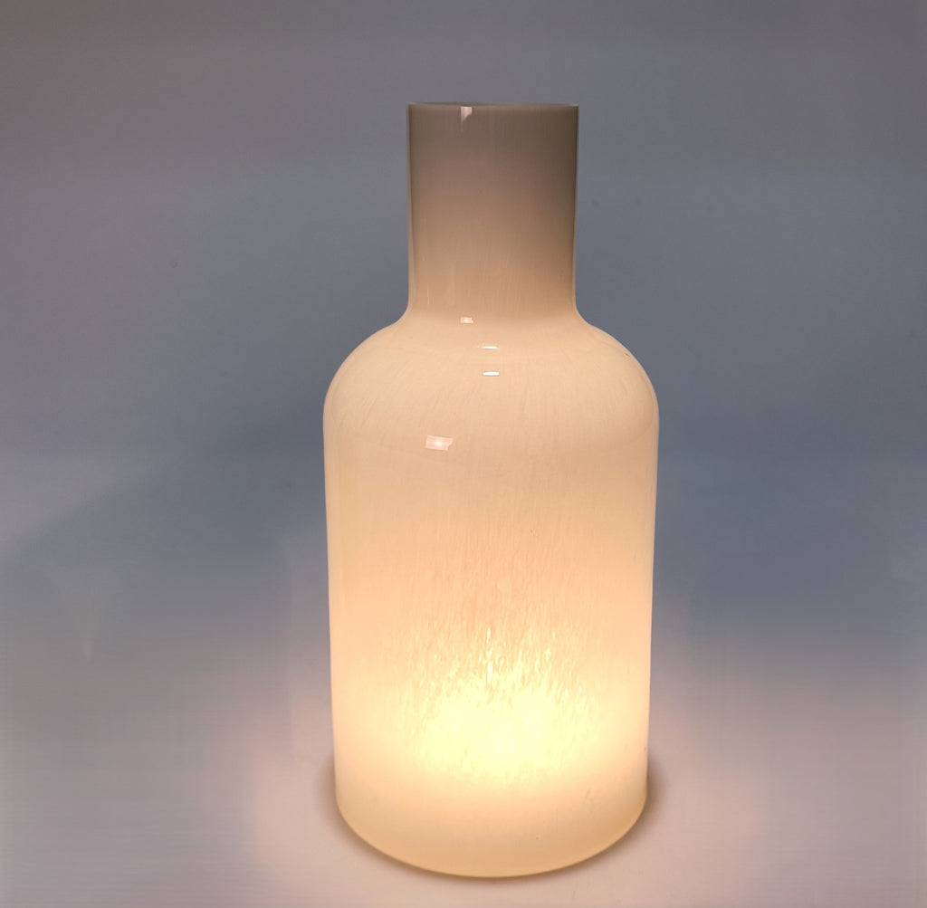Lamp Bottle — Candeeiro de Mesa em Vidro Soprado opala