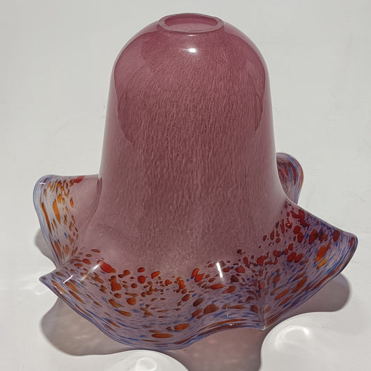 Tulipa de Vidro Rosa Grande