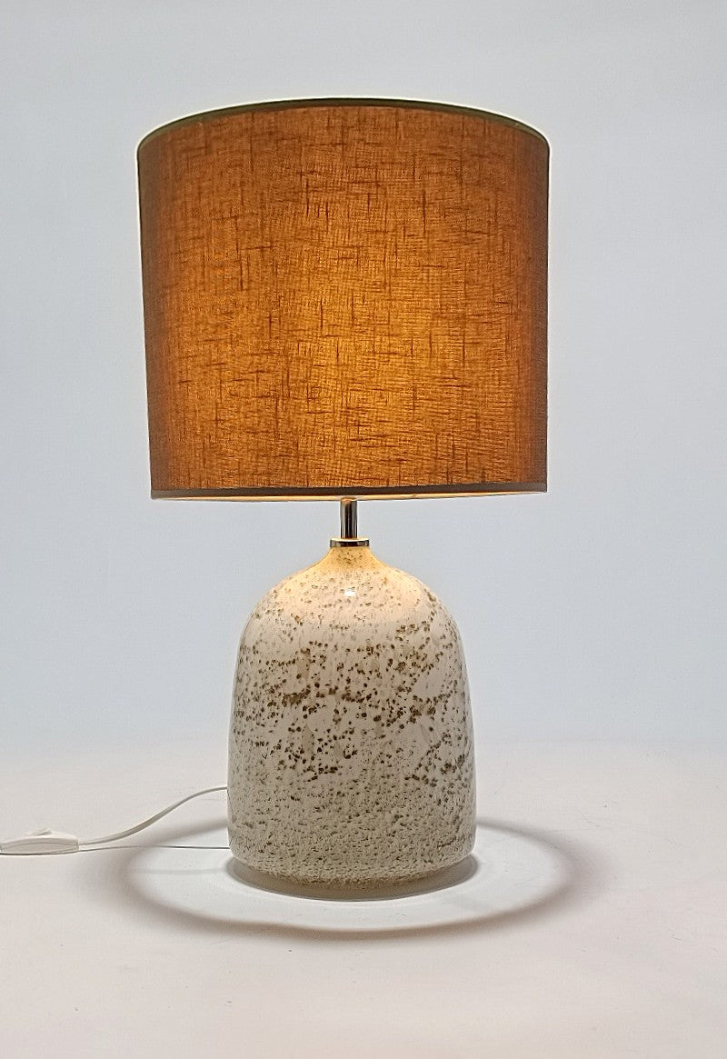 White glass table lamp base, Volkano model – view 8