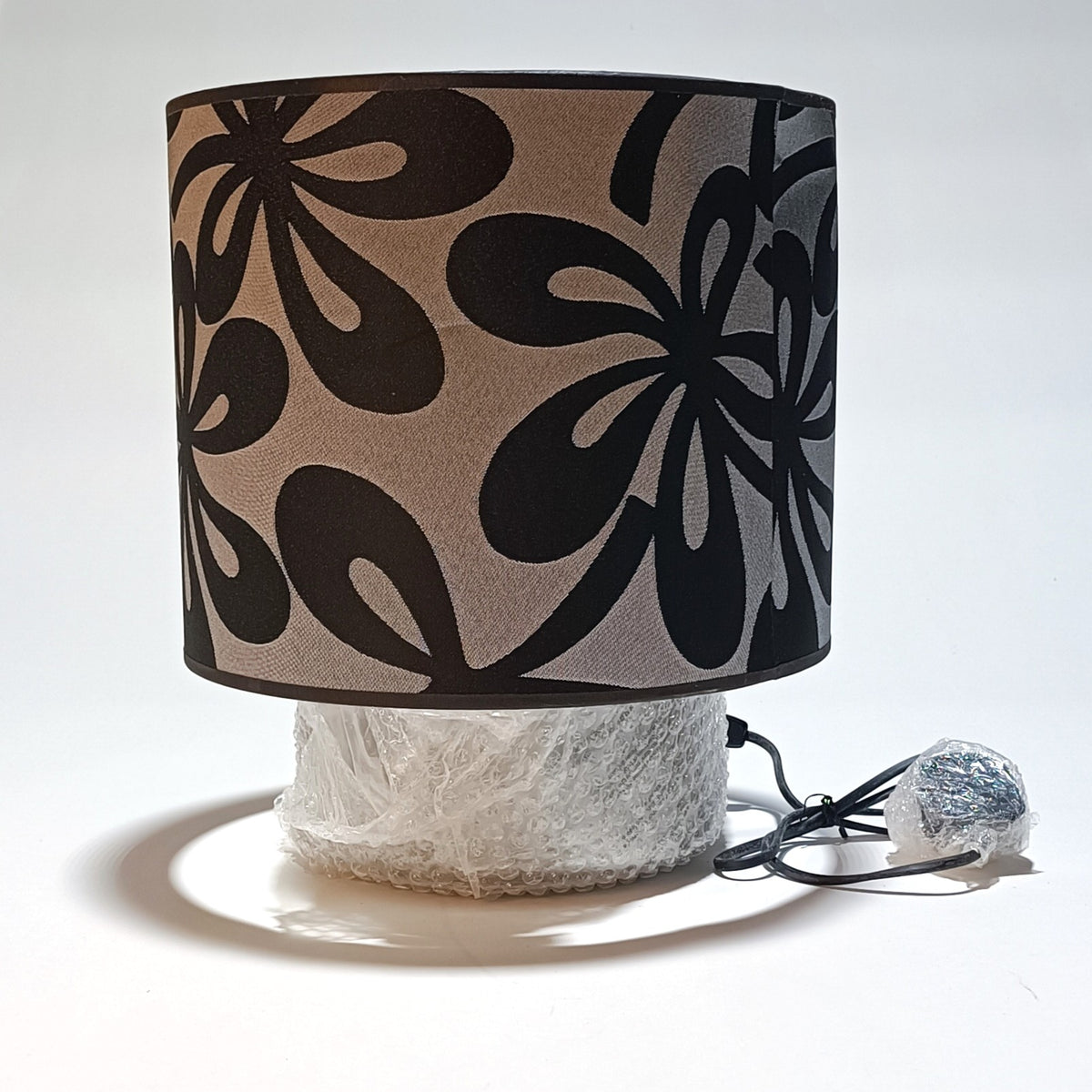 Table lamp in silvered glass, Volkano model – view 2