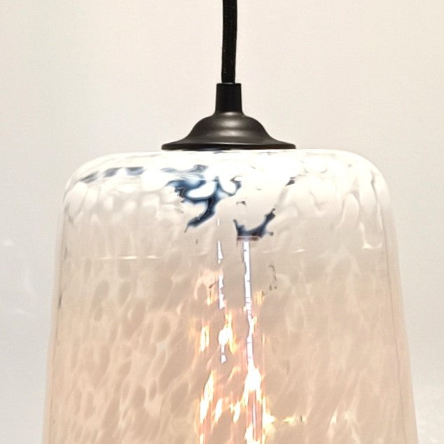Ceiling pendant light in glass with opal speckles – view 15
