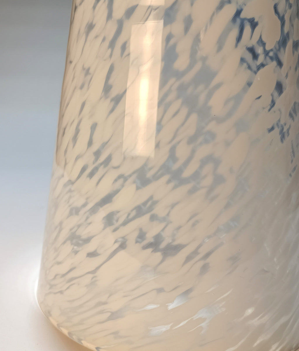 Ceiling pendant light in glass with opal speckles – view 9