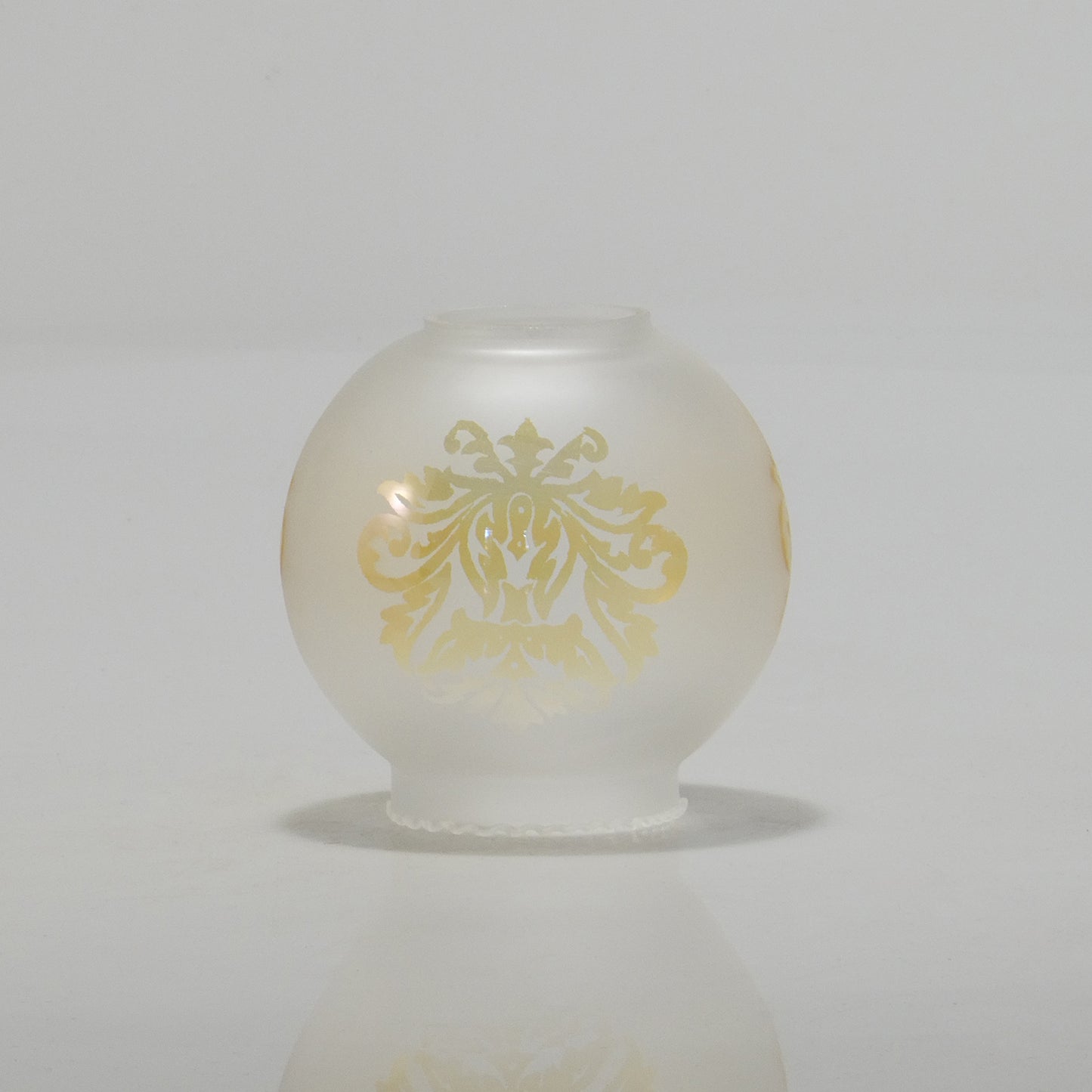 Tulipán con diseño dorado