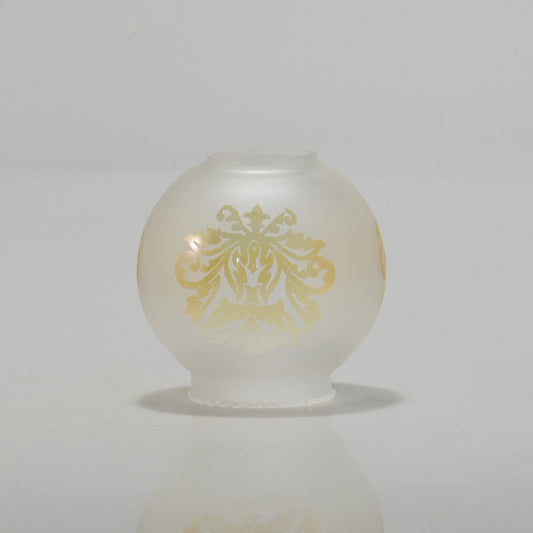 Tulipán con diseño dorado