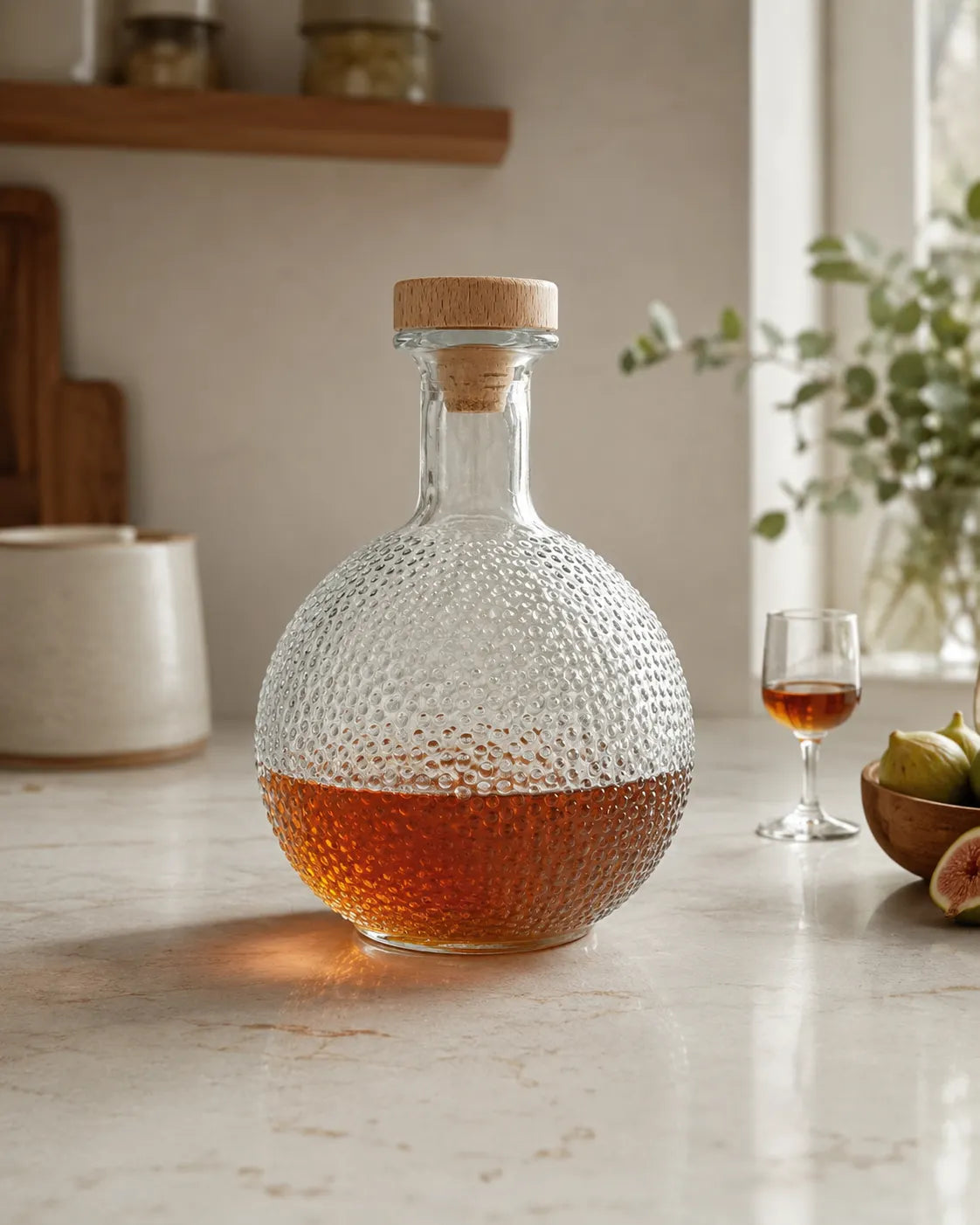 Garrafa de vidro para licor, tamanho grande – vista 2