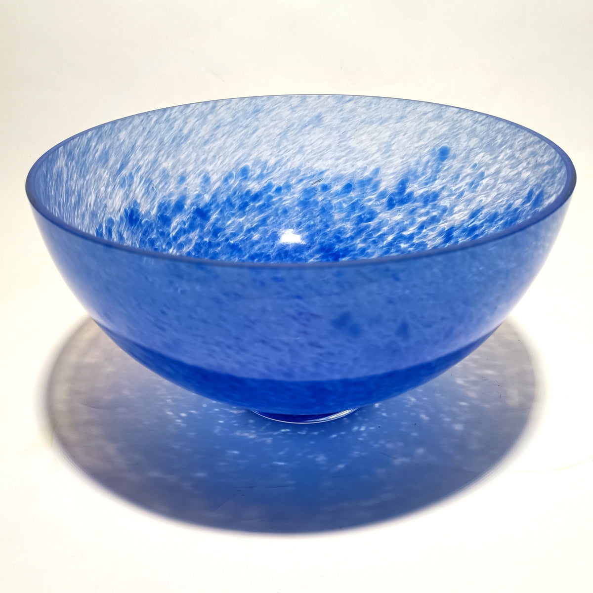 Taça decorativa em vidro soprado, azul – vista 2