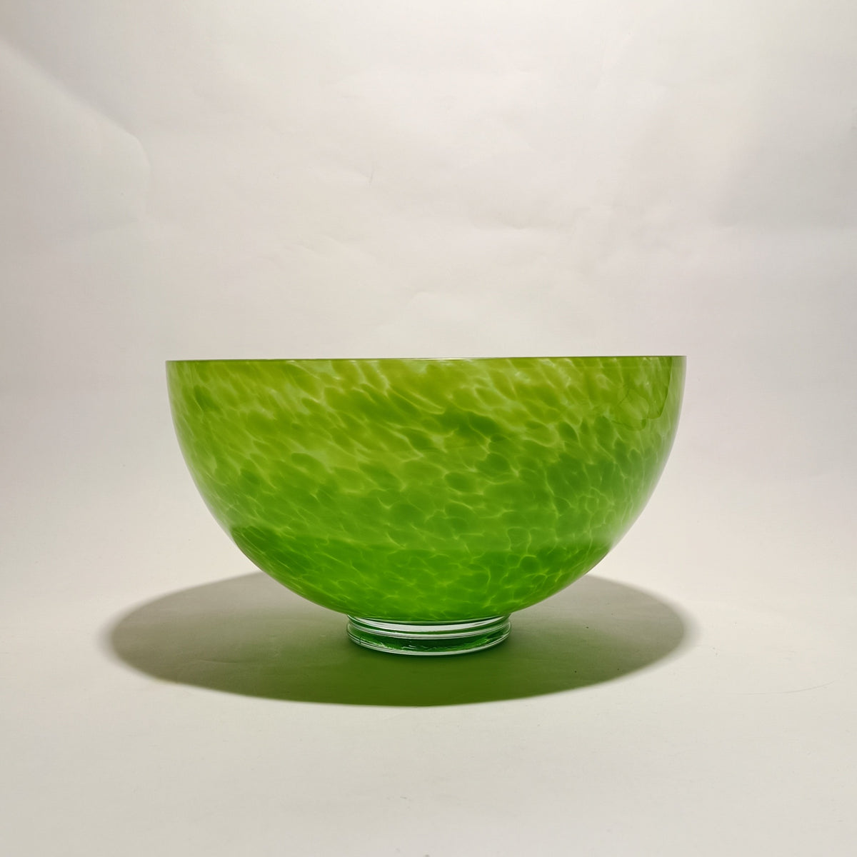 Taça decorativa em vidro soprado, verde – vista 2