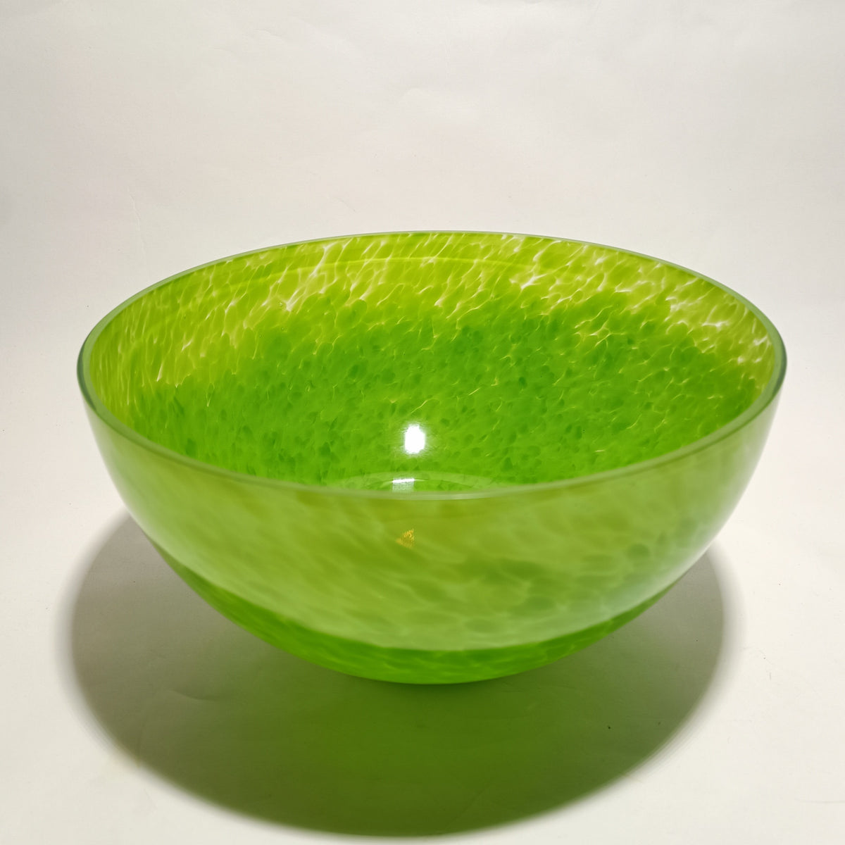 Taça decorativa em vidro soprado, verde – vista 3