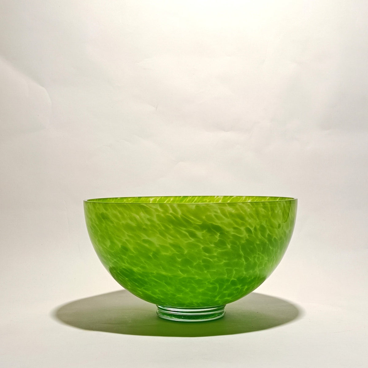 Taça decorativa em vidro soprado, verde – vista 5