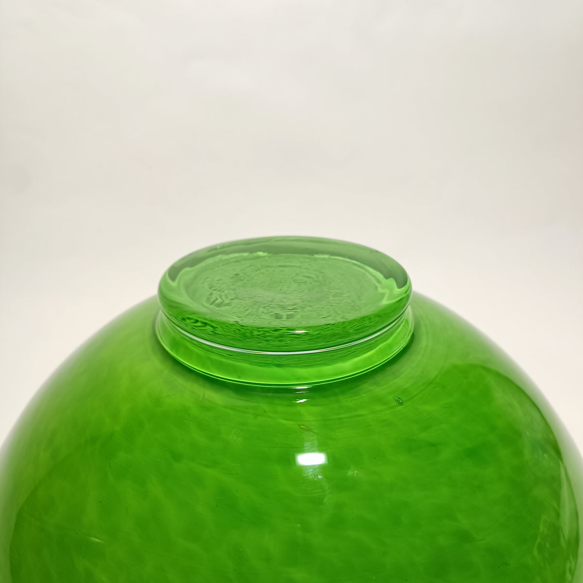 Taça decorativa em vidro soprado, verde – vista 7