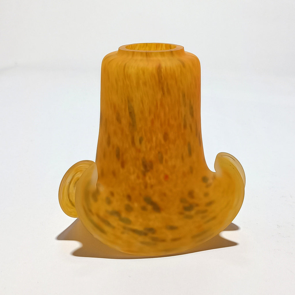 Tulipa laranja com grão verde e aba longa, para candeeiro – vista 2