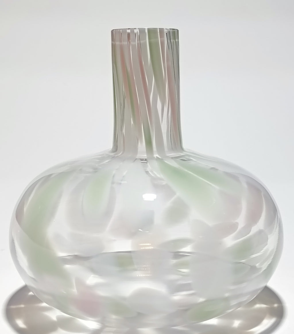 Vaso decorativo em vidro soprado, Aurora Flow – vista 5
