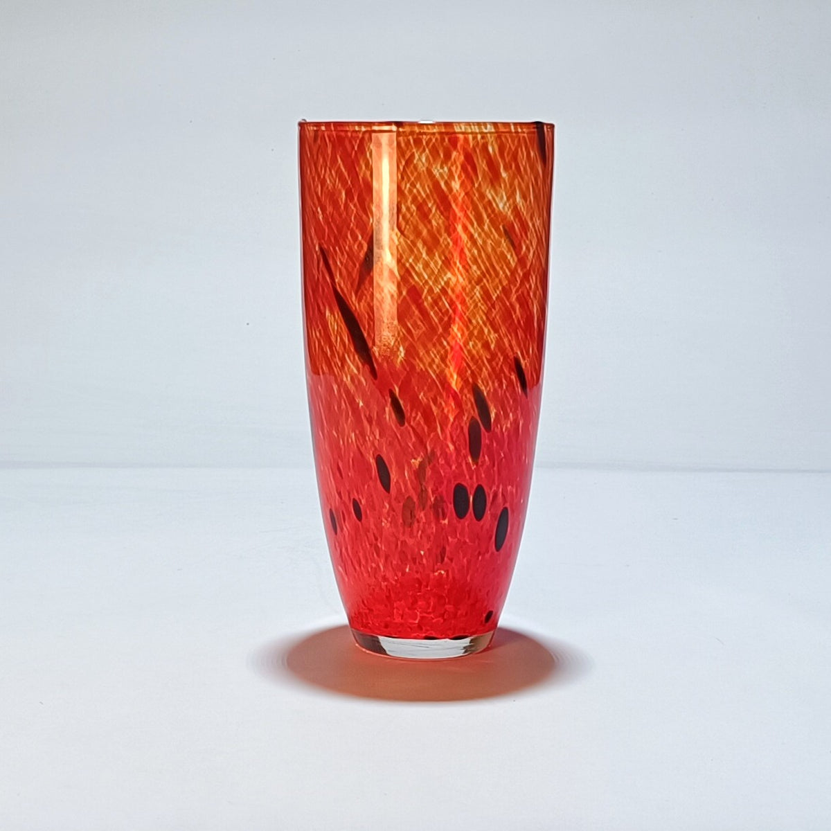 Vaso decorativo em vidro soprado, Fogo – vista 2