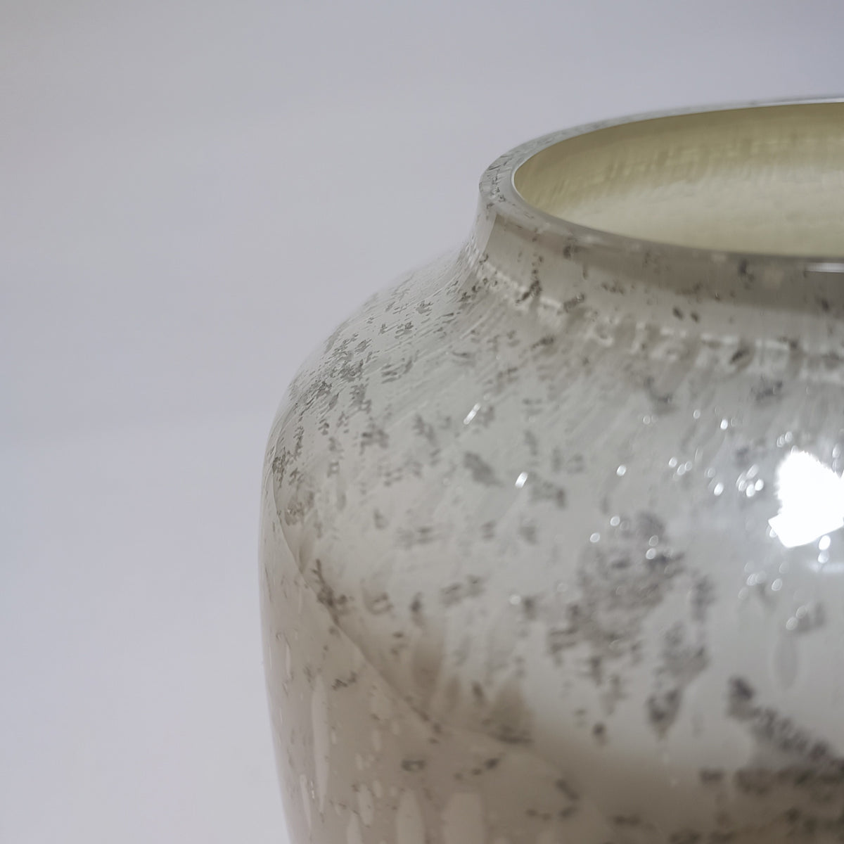 Vaso em vidro soprado, Pote Volkano – vista 7