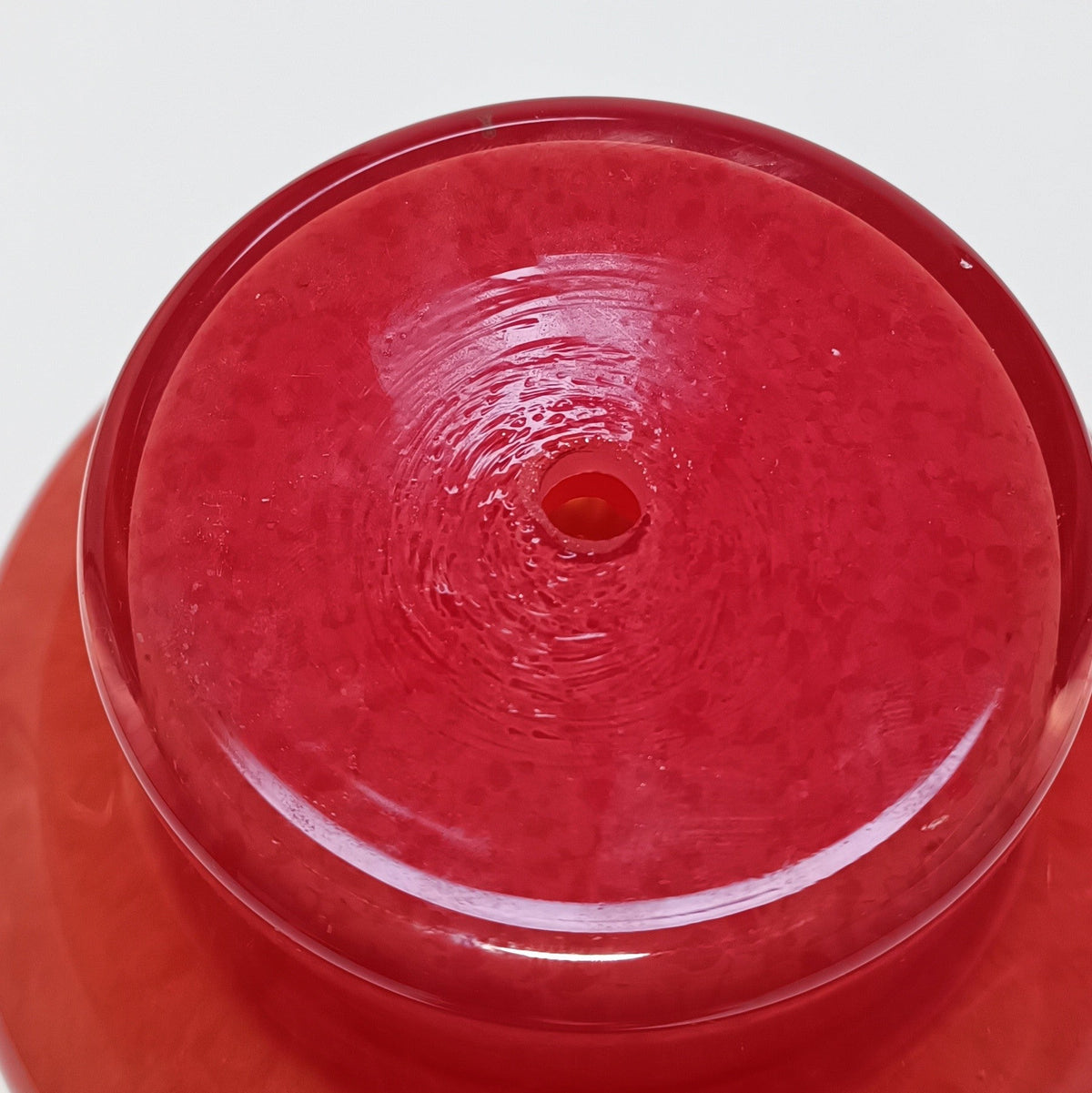 Vidro de substituição para candeeiro de teto, ondulado vermelho – vista 2